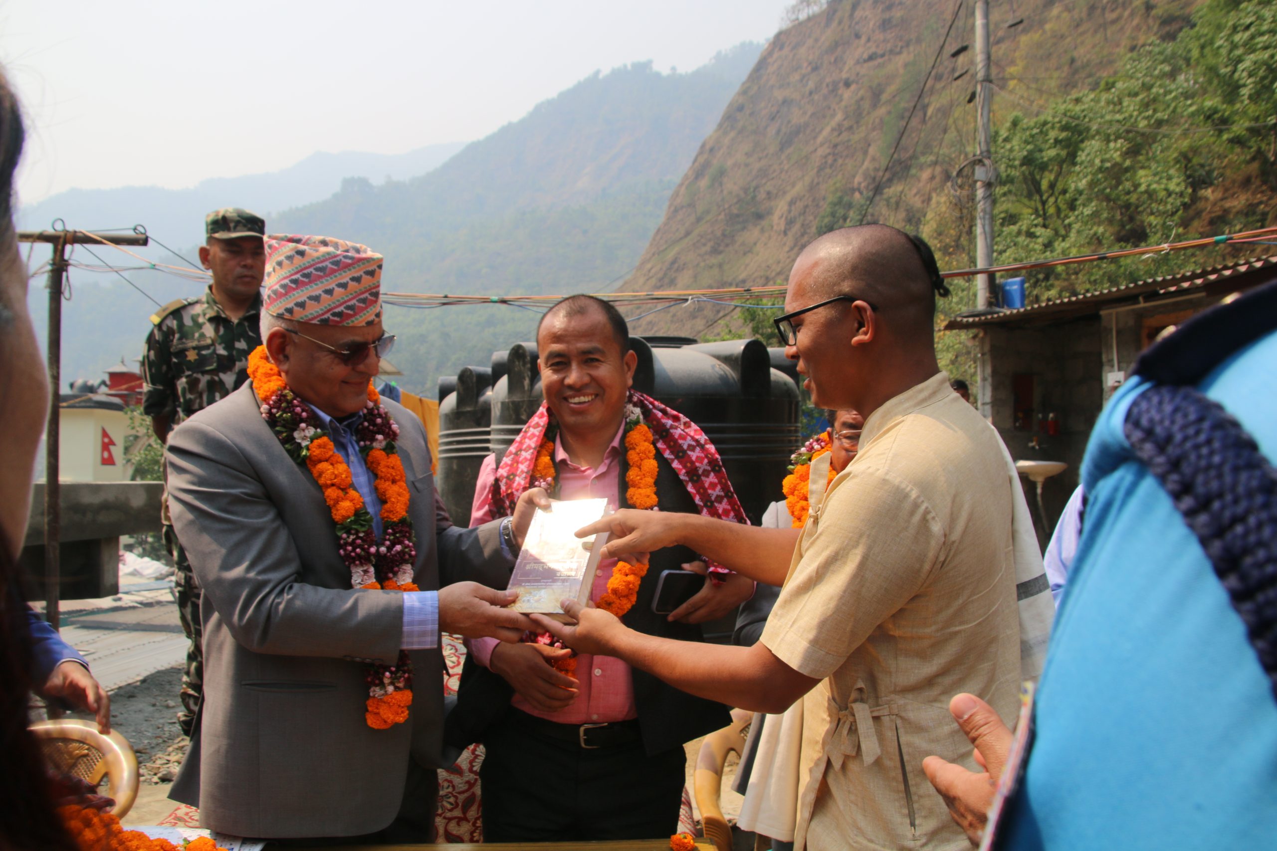 With former Chief Minister of Gandaki Province , Nepal