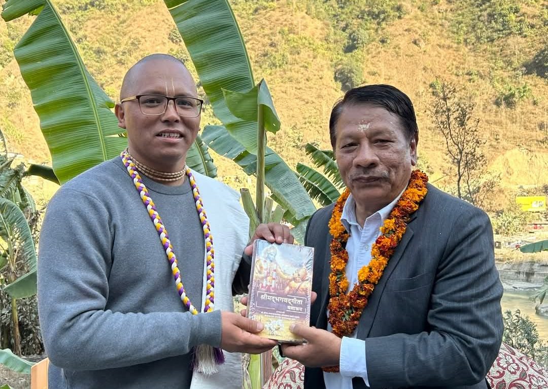 With HG Deputy Prime minister of Nepal, Prakashman Singh