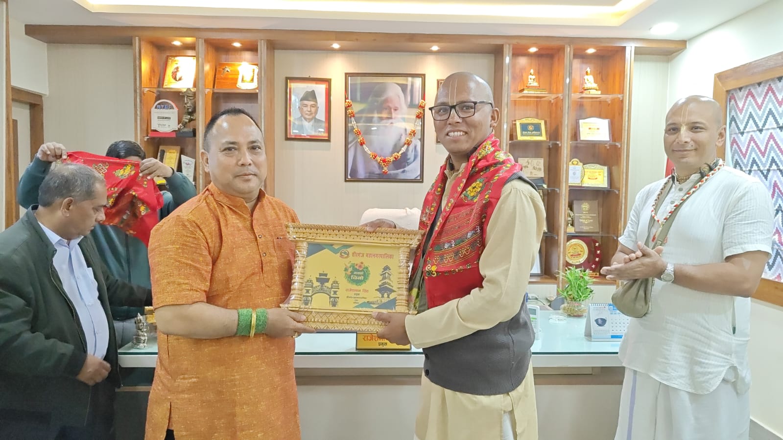 Recognition from Major of Birgunj Metropolitan City, Rajesh Man Singh