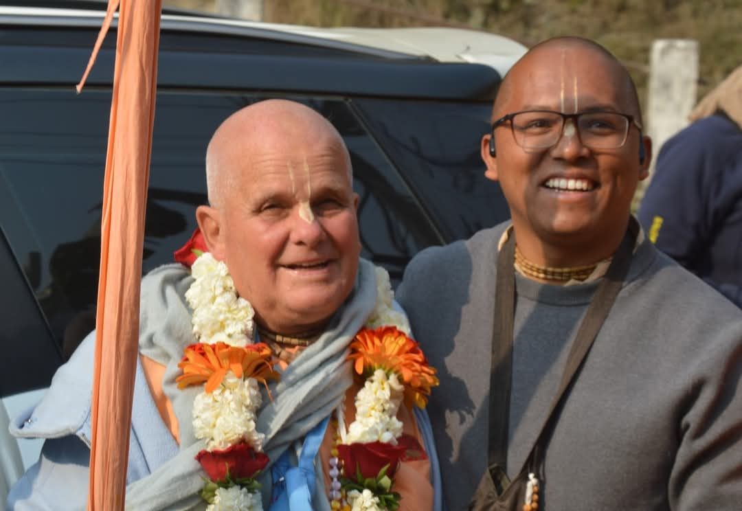 With HH Mahavishnu Maharaja